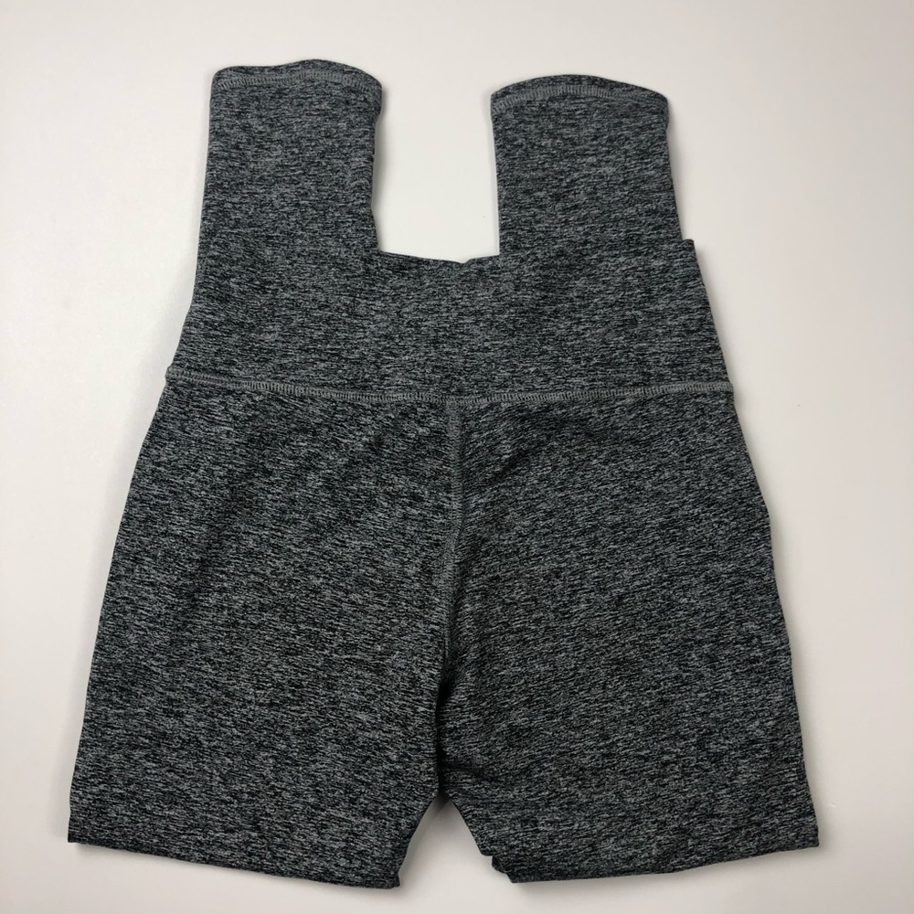 Joah Brown Lift Leggings Marled Gray Scallop Ankle - Picture 5 of 7